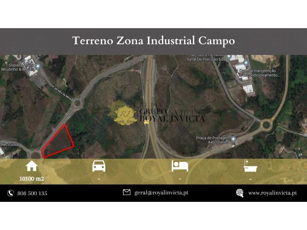 Terreno Industrial- Zona Industrial de Campo (Valongo)