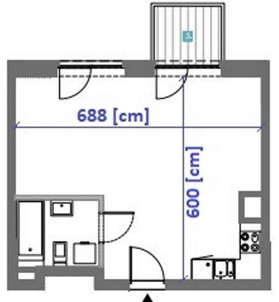 CHMIELNA 110- 2 POKOJE BEZPOŚREDNIO- GRANARIA Wyspa Spichrzów- bez PCC-1