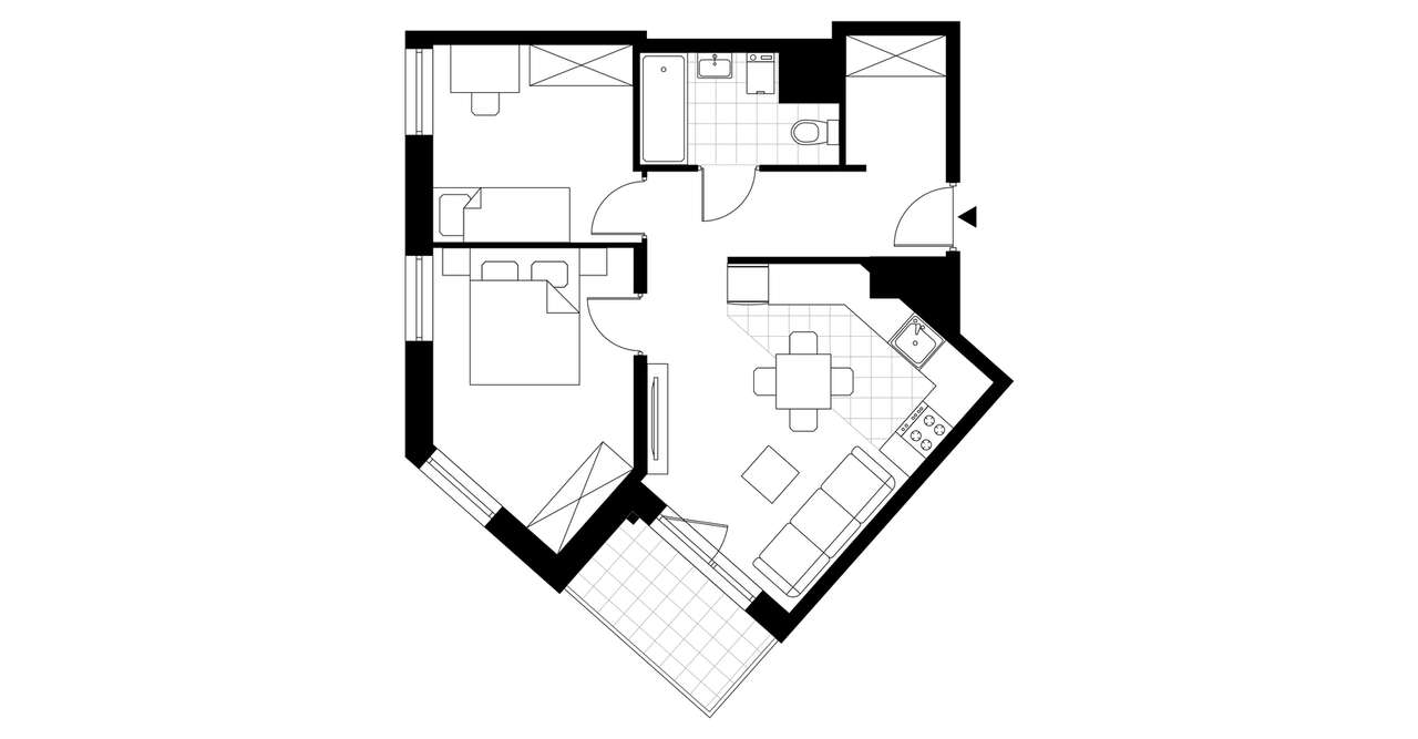 Sky Trust etap I​I | mieszkanie 3-pok. | M180 - Pełny obrazek: 5/10