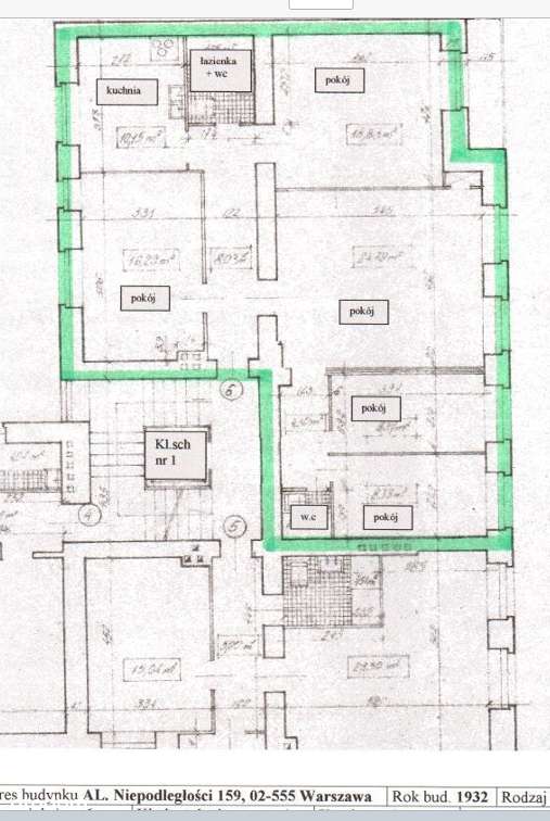 Okazja! 5 pokoi, balkon, blisko metro Pole Mokotowskie.-19