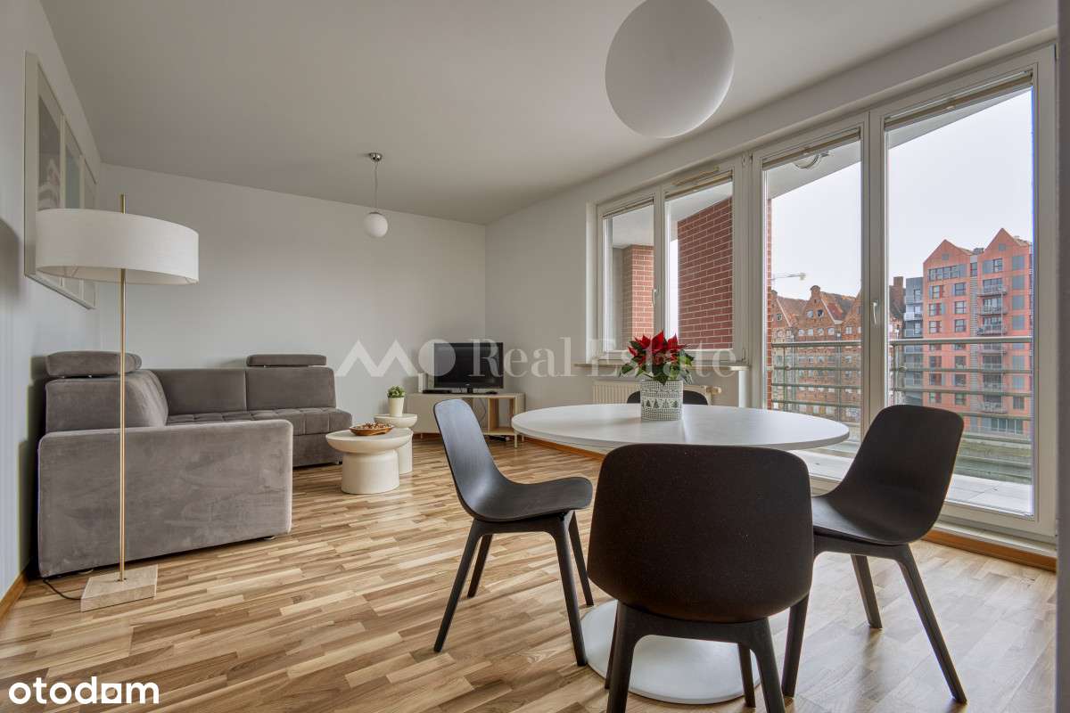 Wygodne dwa pokoje w sercu Gdańska nad rzeką - Pełny obrazek: 2/20