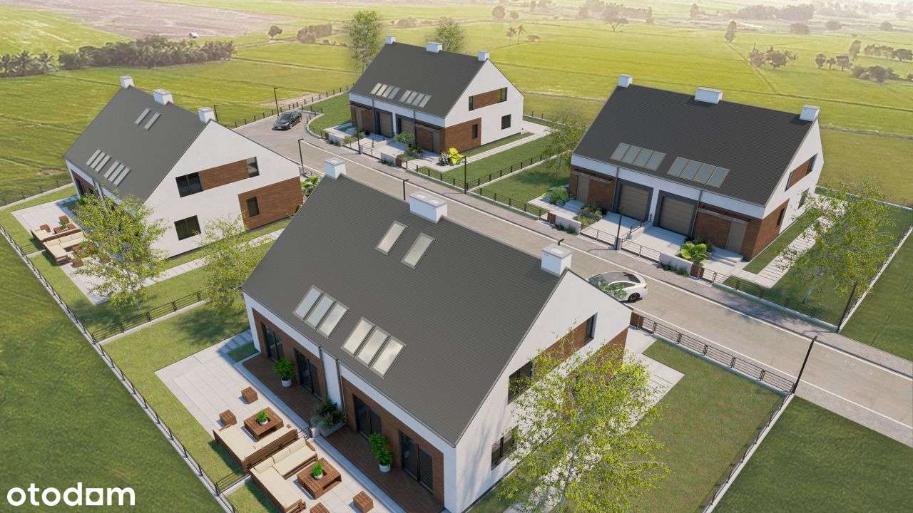 A+++ POMPA CIEPŁA/ Nowoczesny bliźniak dom Stanowi - Pełny obrazek: 4/11