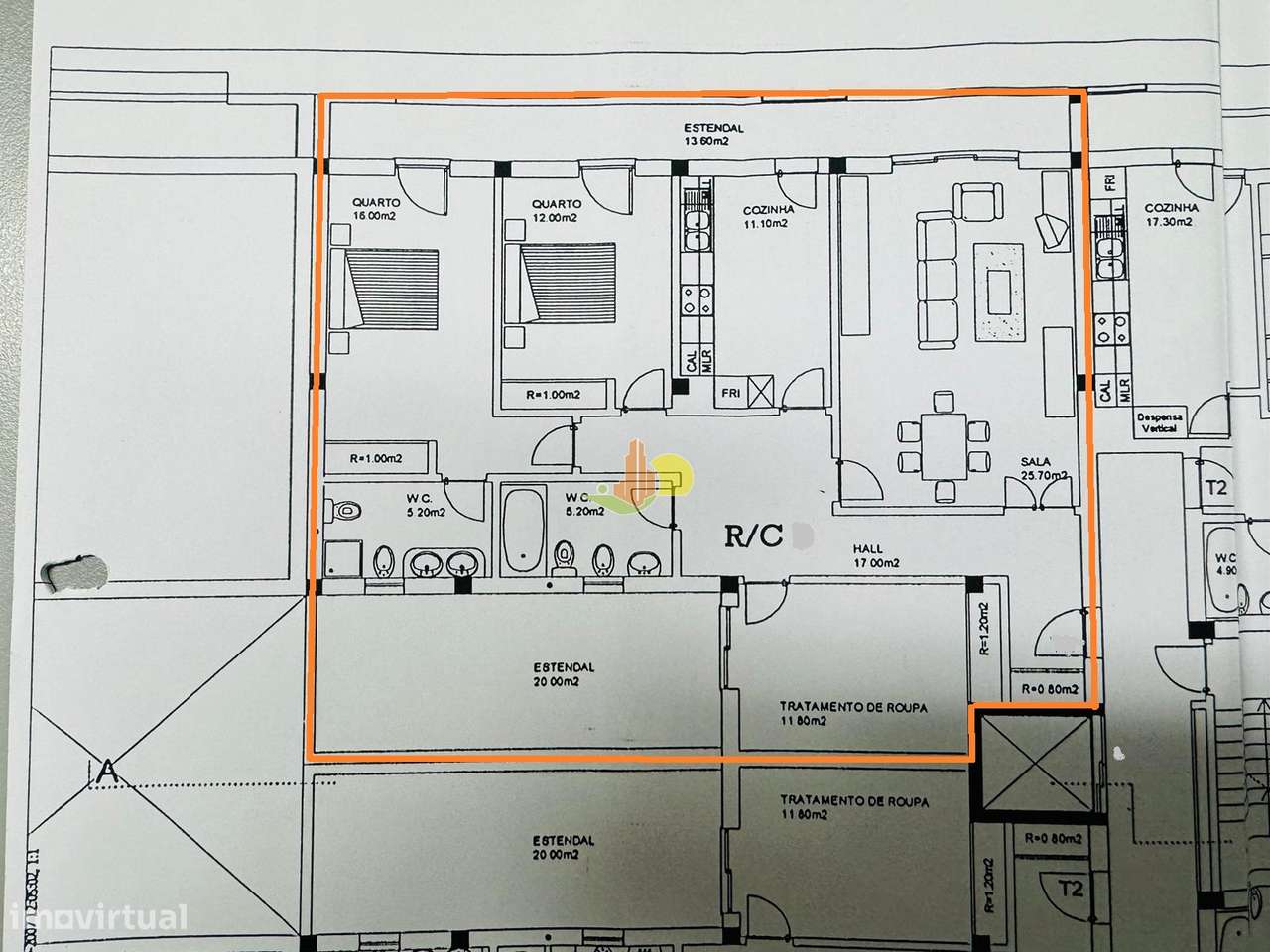 T3 com garagem e terraço-36