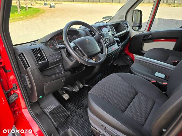 Peugeot BOXER PLANDEKA 10 PALET FIRANA 69 Tyś km SERWIS DO OSTATNIEGO Km SALON PL STAN JAK NOWY - 16