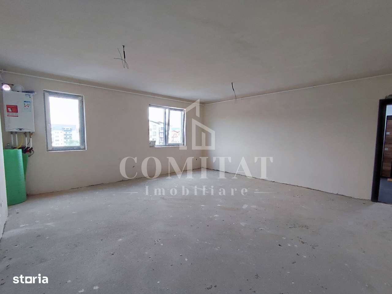 Apartament semifinisat cu 2 camere | Zona Stadionului - Florești - Imagine principală: 4/10