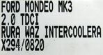 RURA WĄŻ INTERCOOLERA FORD MONDEO MK3 2.0 TDCI - 5