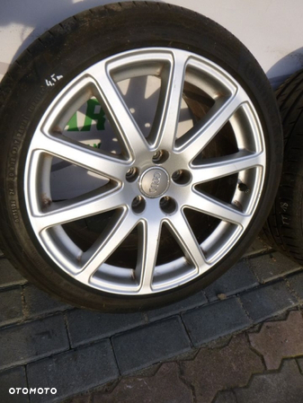 AUDI KOLA ALUFELGI 18" 245/40 9J ET 52 8J0601025AA  CONTINENTAL  LATO 5.5 MM  4,5 MM - 4