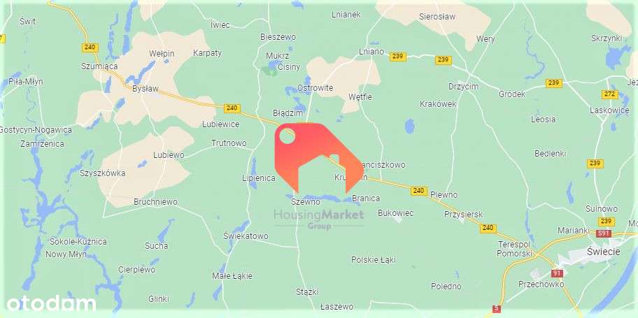 Piękna działka - Jezioro Zaleskie koło Świekatowa - Pełny obrazek: 4/4