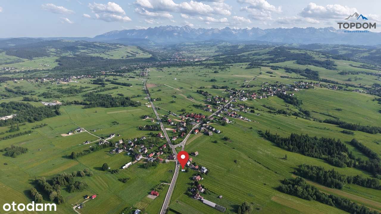 Działka inwestycyjna przy drodze głównej tuż przed Białką Tatrzańską-15