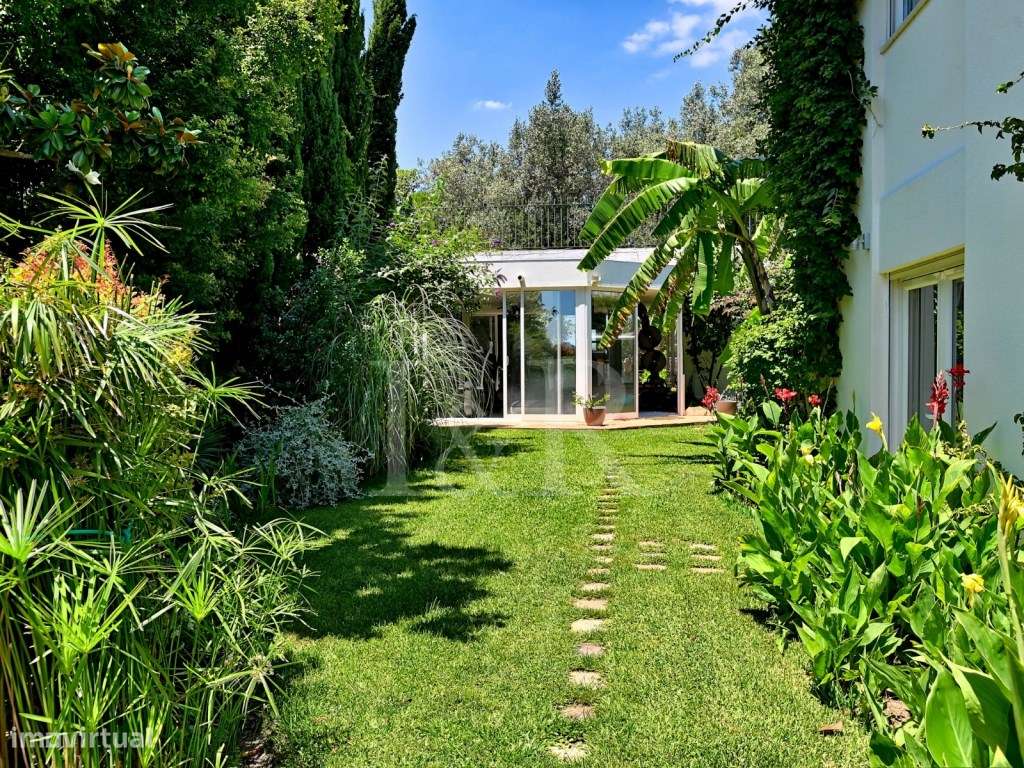 Moradia T6 com jardim, piscina e vista rio no Restelo, Lisboa-7