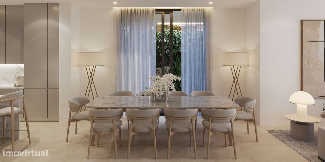 Moradia T4 com piscina, garagem e vista jardim-19