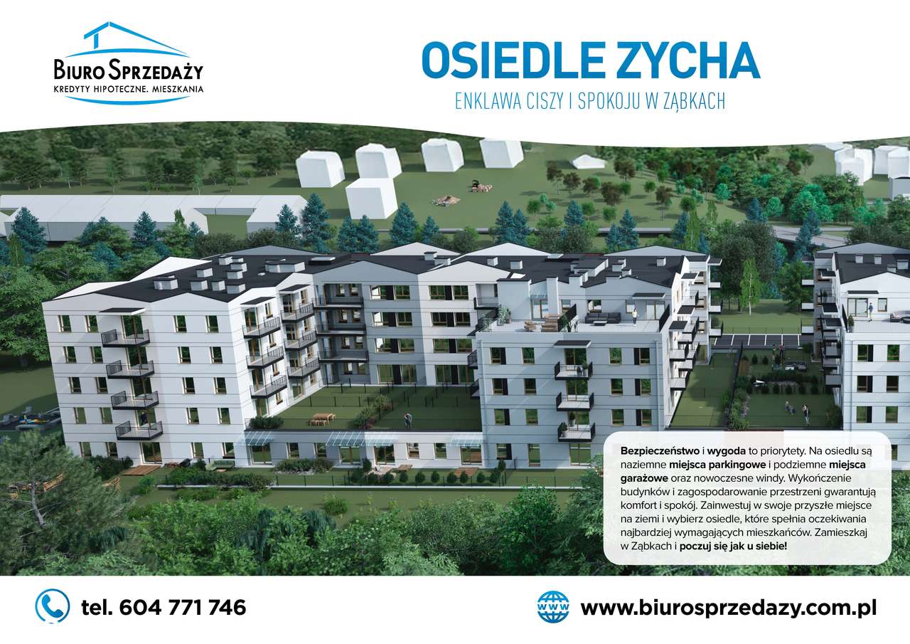 2 POKOJE Z BALKONEM W PRZESTRONNYM UKŁADZIE - Więcej