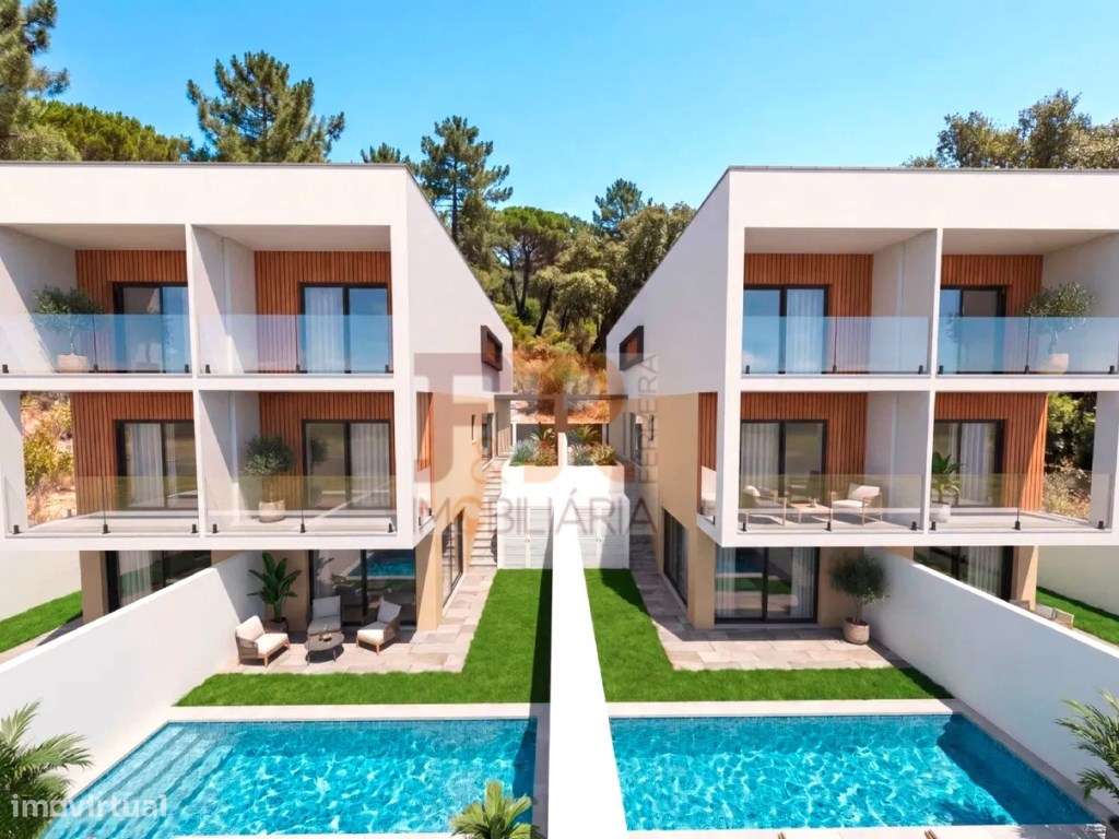 FANTASTICA!!Geminada com Piscina T4 com Cave em Pinhal General, Fer...-19