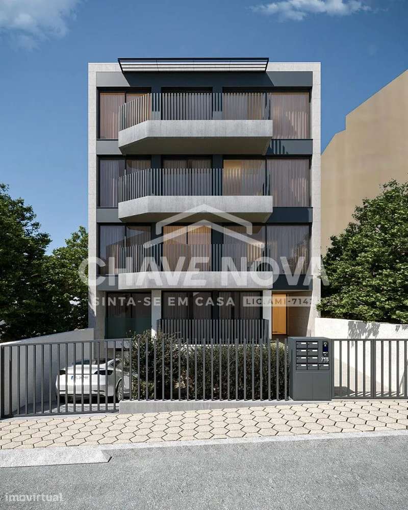 Apartamento T2 Novo com Varanda e Estacionamento – Vilar do Paraíso-6