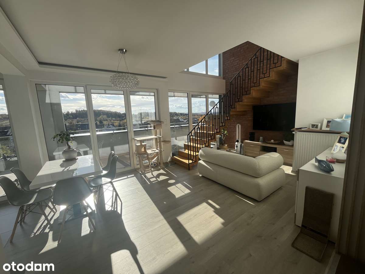 Przestronne mieszkanie z antresolą Ślichowice widok na Karczówkę - Pełny obrazek: 1/20