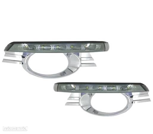 GRELHAS NEVOEIRO LUZ DIURNA LED PARA MERCEDES C W204 07-10 - 1