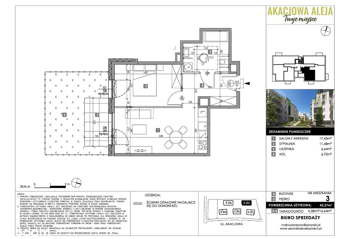 Mieszkanie dwupokojowe z ogródkiem | Dostępne od zaraz! BEZ PCC - Pełny obrazek: 5/9