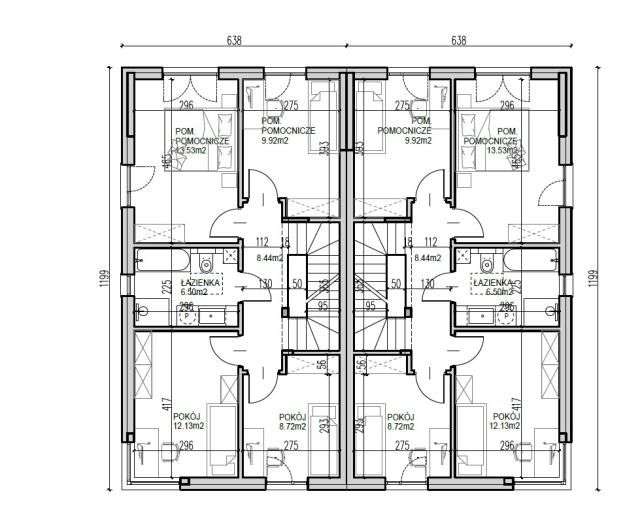 Dom w stanie deweloperskim w Cent, Sulejówka - Pełny obrazek: 5/7