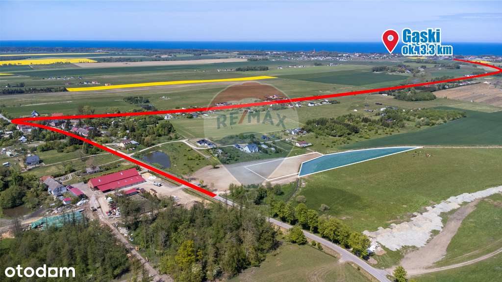 Działka na sprzedaż – 6452 m², Śmiechów k. Gąsek - Pełny obrazek: 1/11