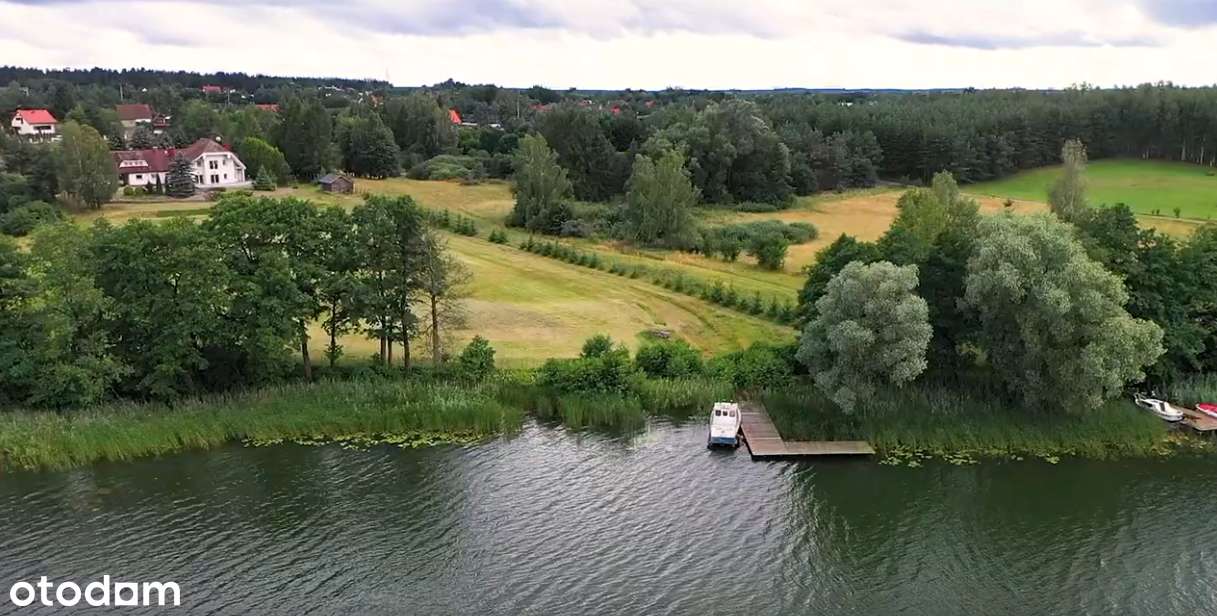 Działka inwestycyjna (budowlana) posiadająca 75m linii brzegowej-0