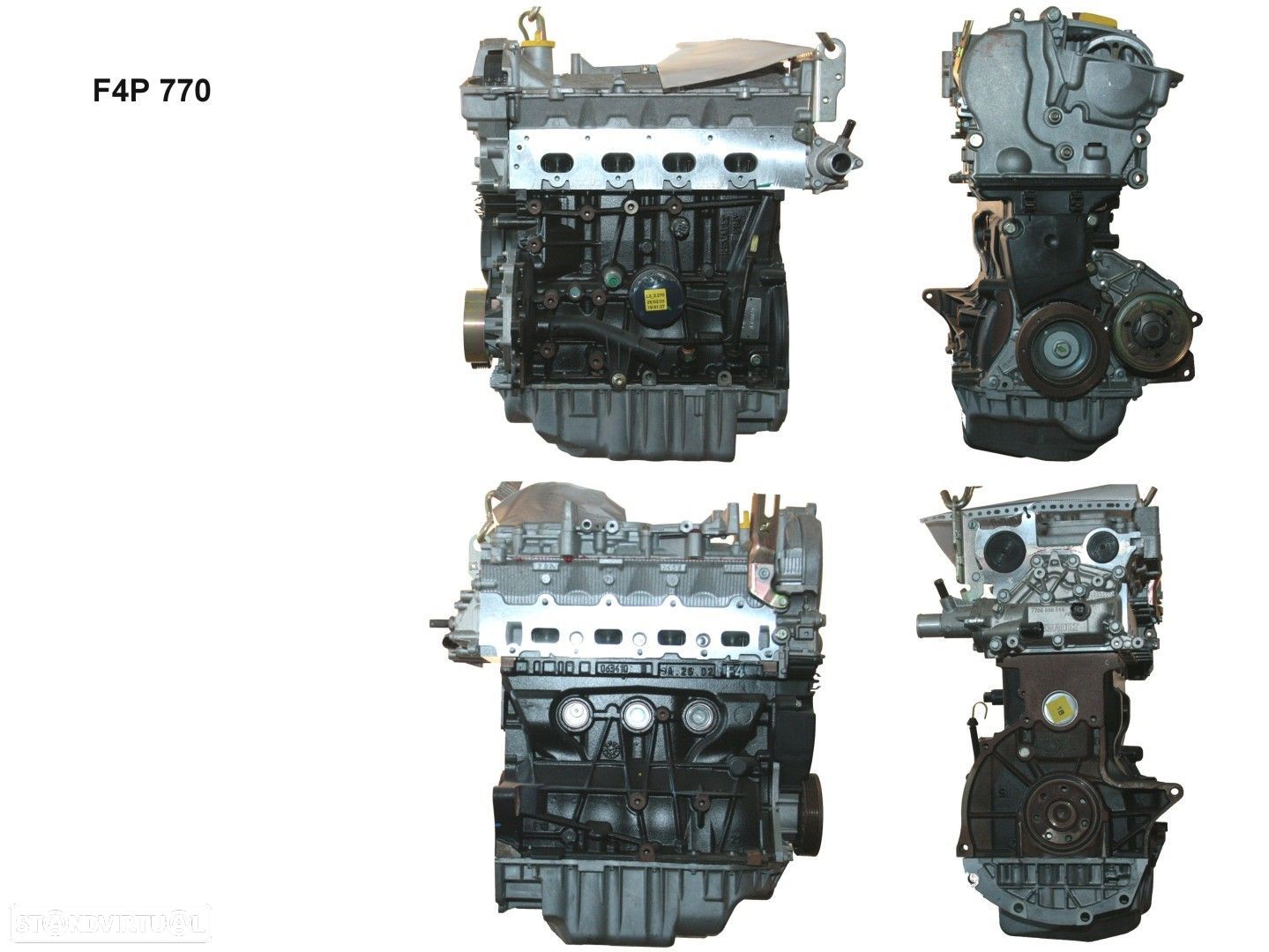 Motor  Novo RENAULT LAGUNA 1.8 16v F4P 770 - 1
