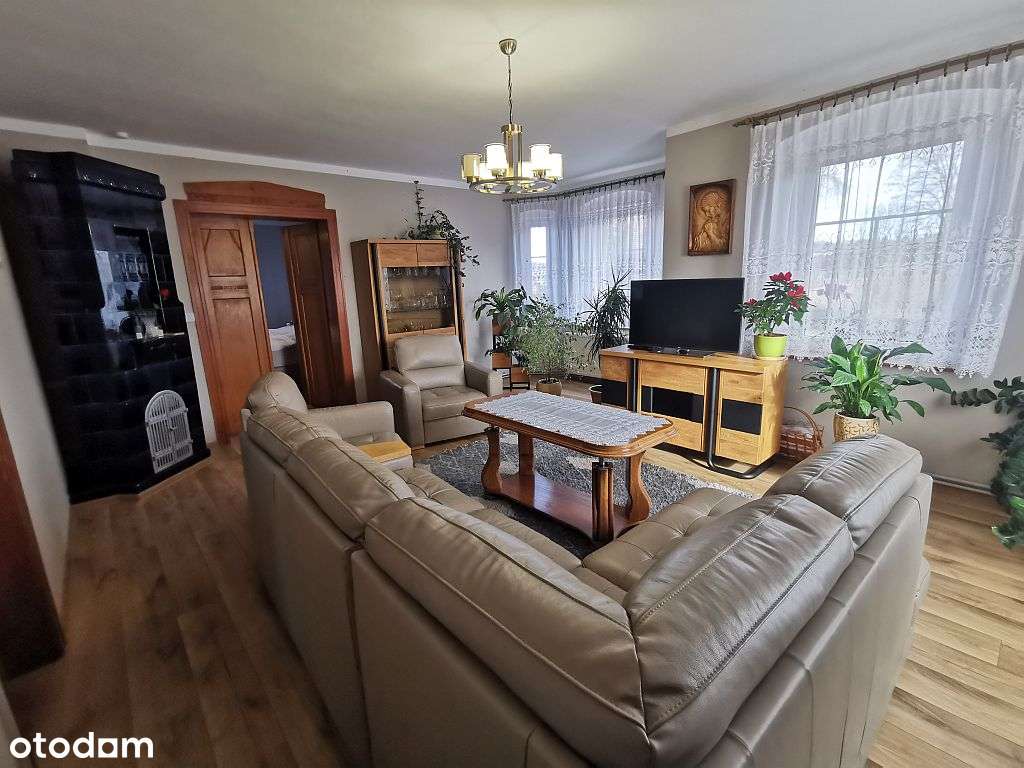 Przestronna połowa domu z ogrodem i garażem, 98,64 m², Lubań-2