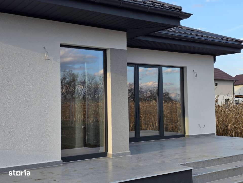 Casa individuala pe parter 105mp utili, teren 520mp, Stupini-17