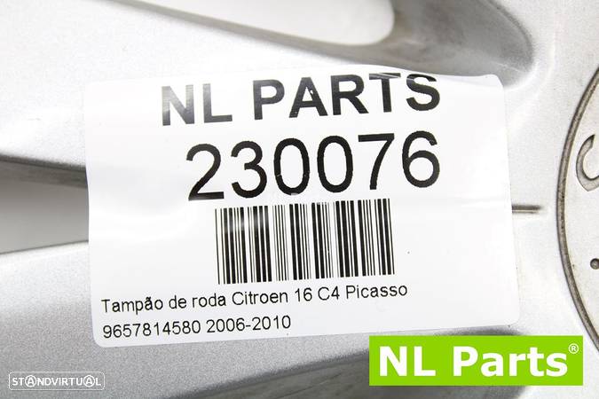 Tampão de roda 16 Citroen C4 Picasso 9657814580 2006-2010 - 3