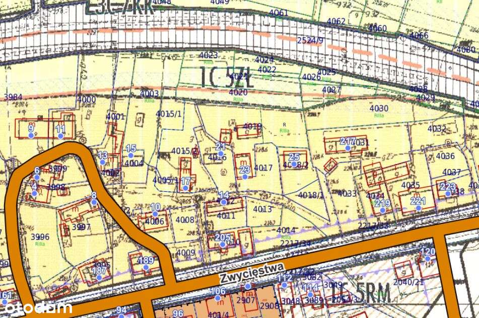 Działka - tereny zielone - wzdłuż kolei-7