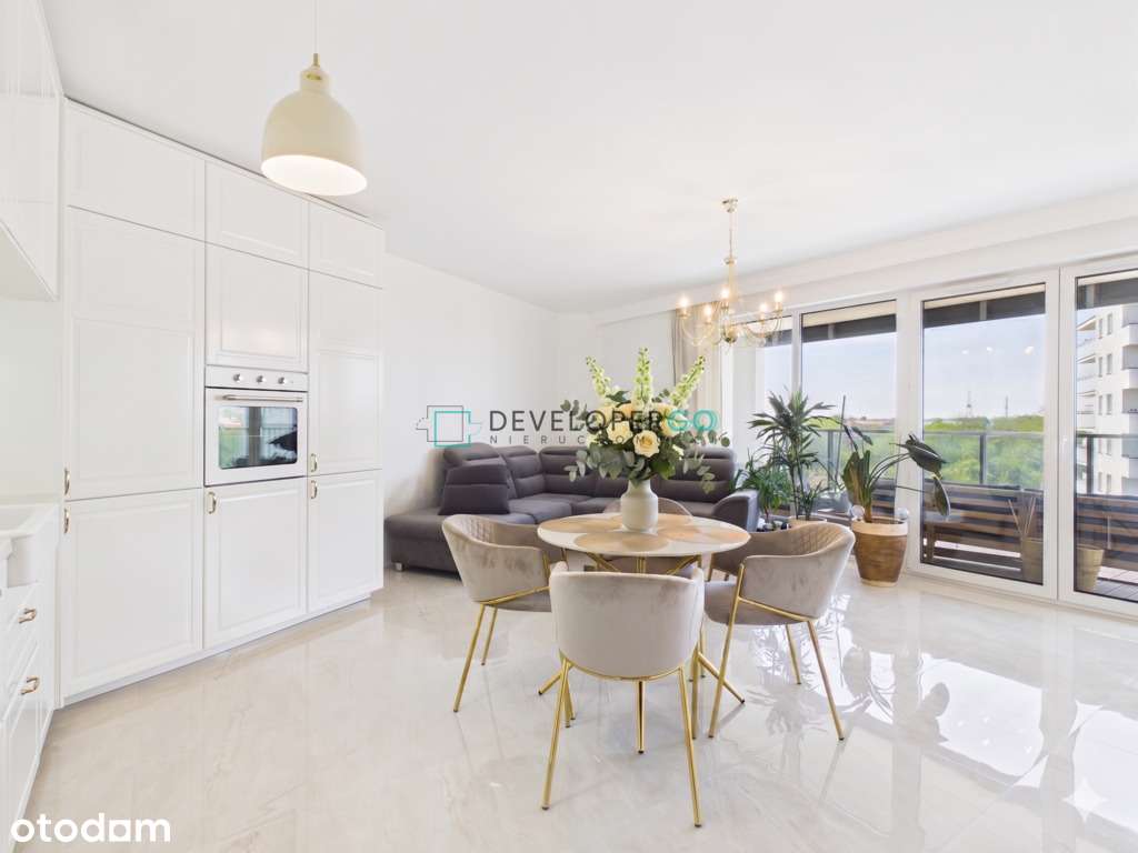 Przestronne 73,57 m² z dwoma tarasami