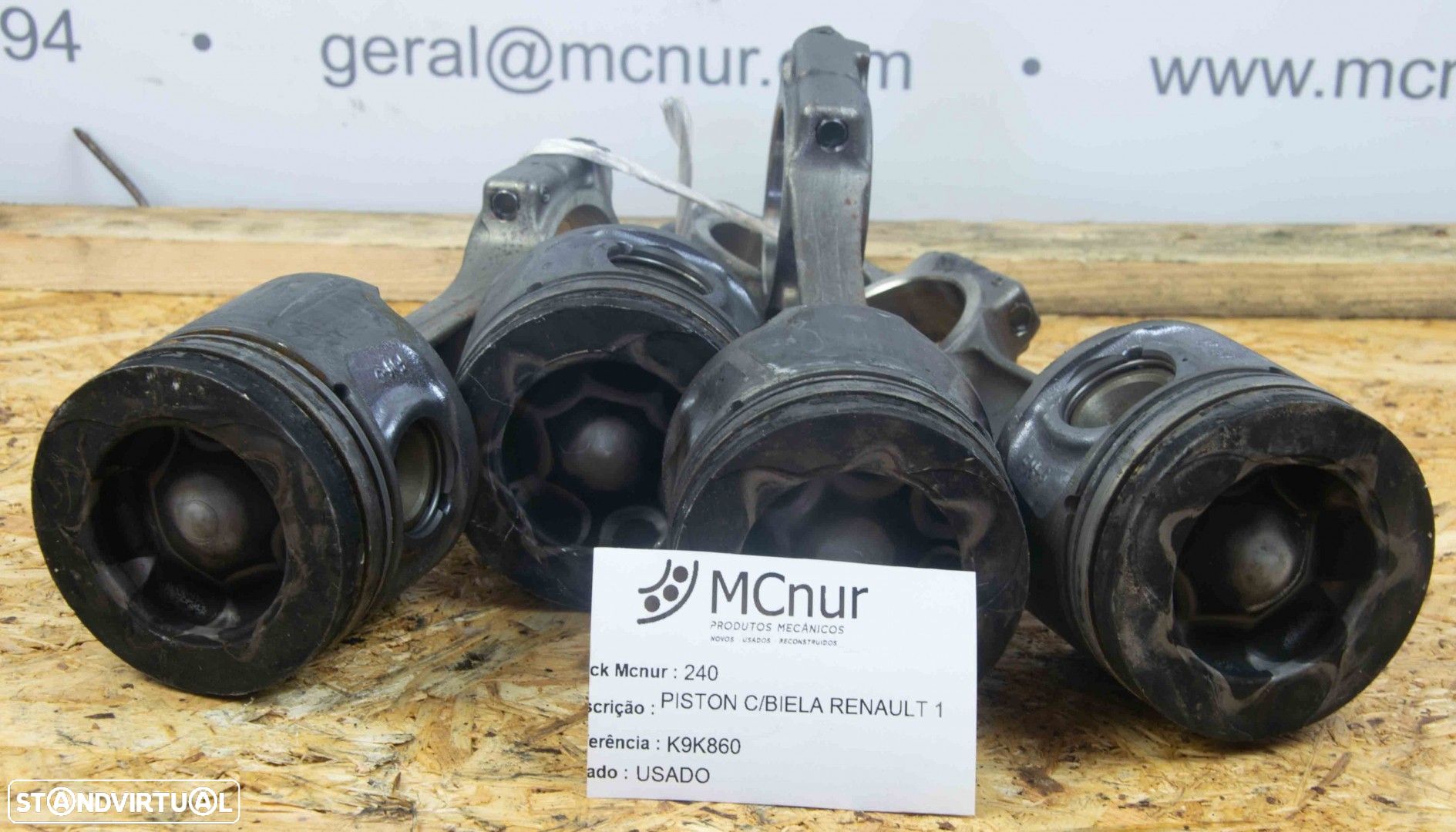 PISTONS Usado RENAULT/KANGOO / GRAND KANGOO (KW0/1_)/1.5 dCi | 08.17 -  REF. K9K... - 1