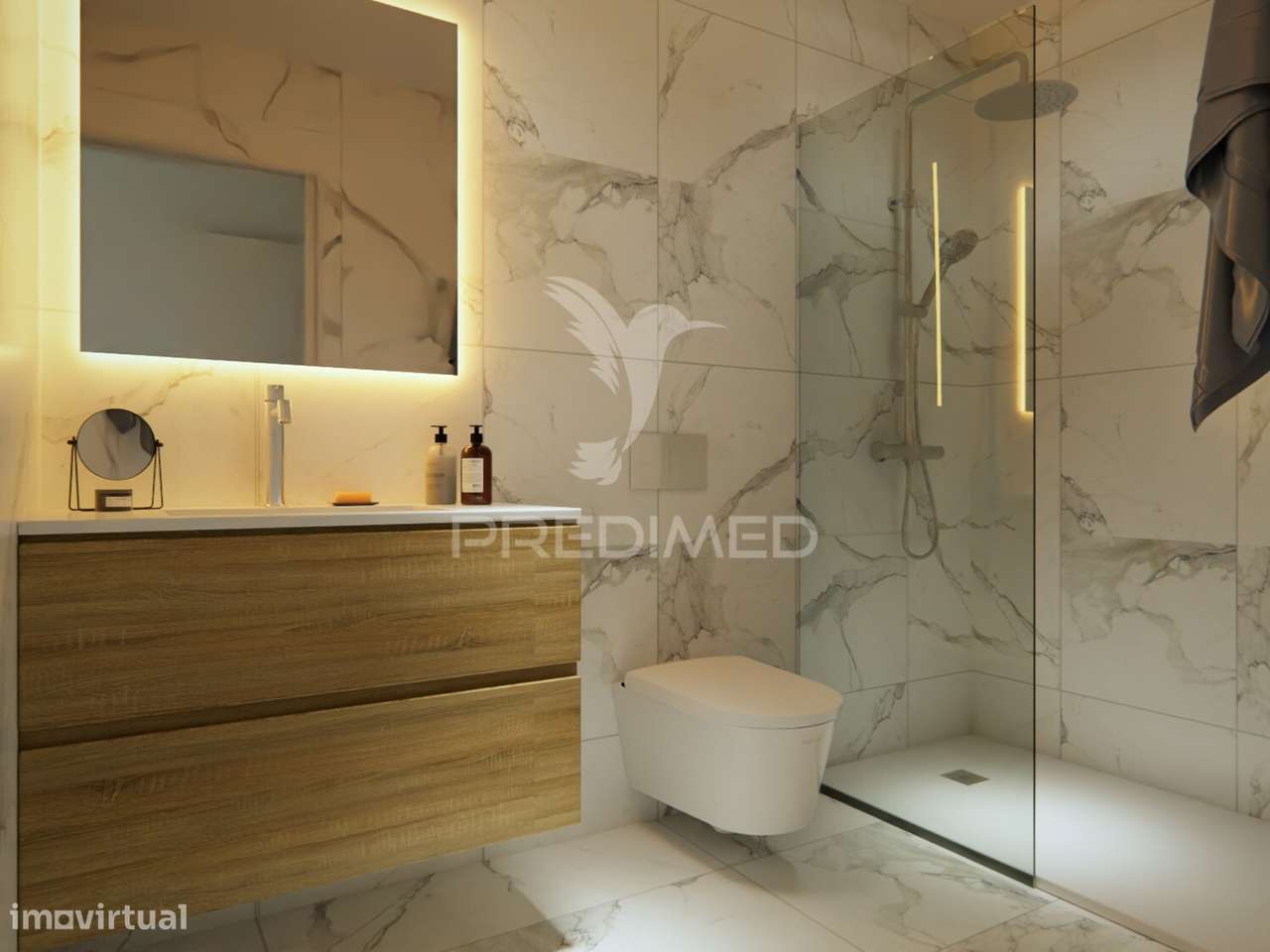 Apartamento T2 com suite, varanda e lugar de garagem em Aveiro - Grande imagem: 4/7