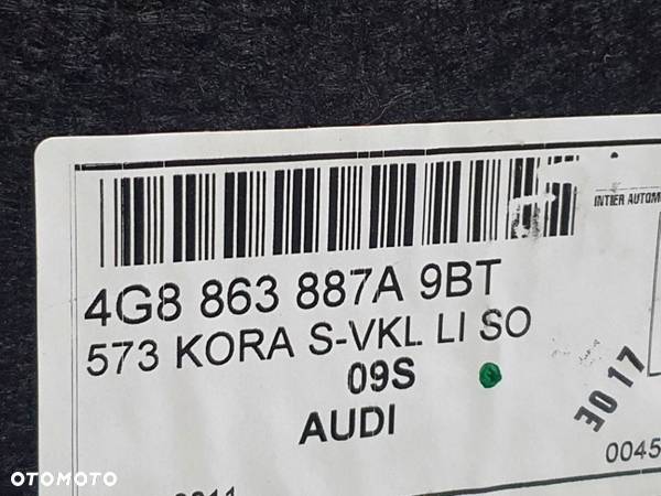 Tapicerka Bagażnika Audi A7 4G8 2013 - 10