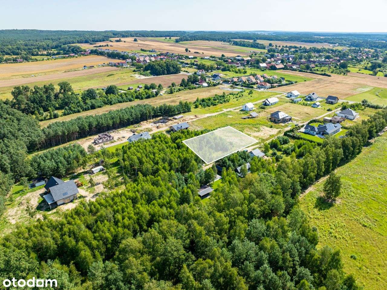 Łagówek działka 30 m od jeziora - Pełny obrazek: 3/10