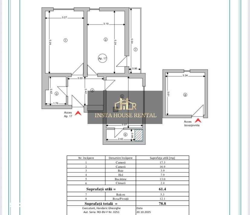 Apartament 67 mp Brasov Vechi PANORAMIC VIEW *IDEAL INVESTITIE*-10