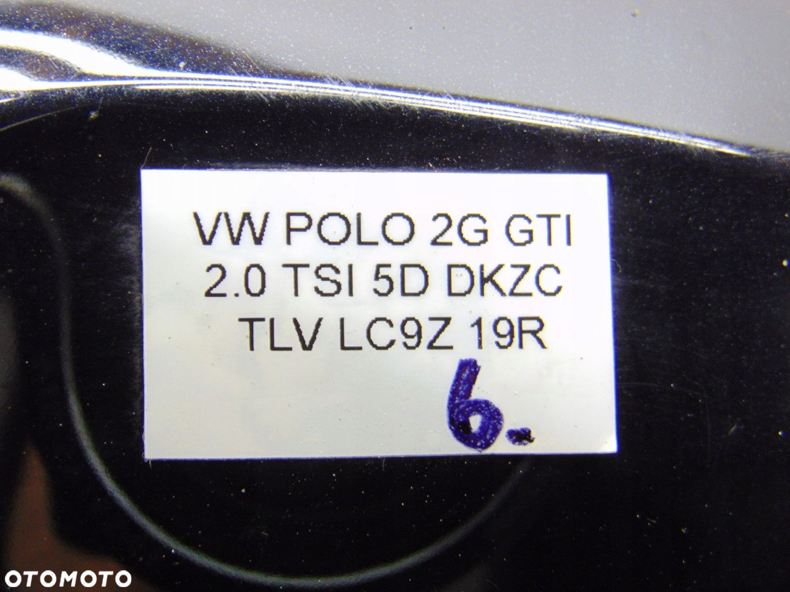 LUSTERKO ZEWNĘTRZNE LEWE VW POLO 2G GTI 6 PIN LC9X UK - 4