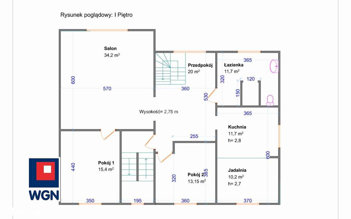 Dom dwurodzinny (3 niezależne wejścia), 300m2, 9 pokoi . - Pełny obrazek: 5/20