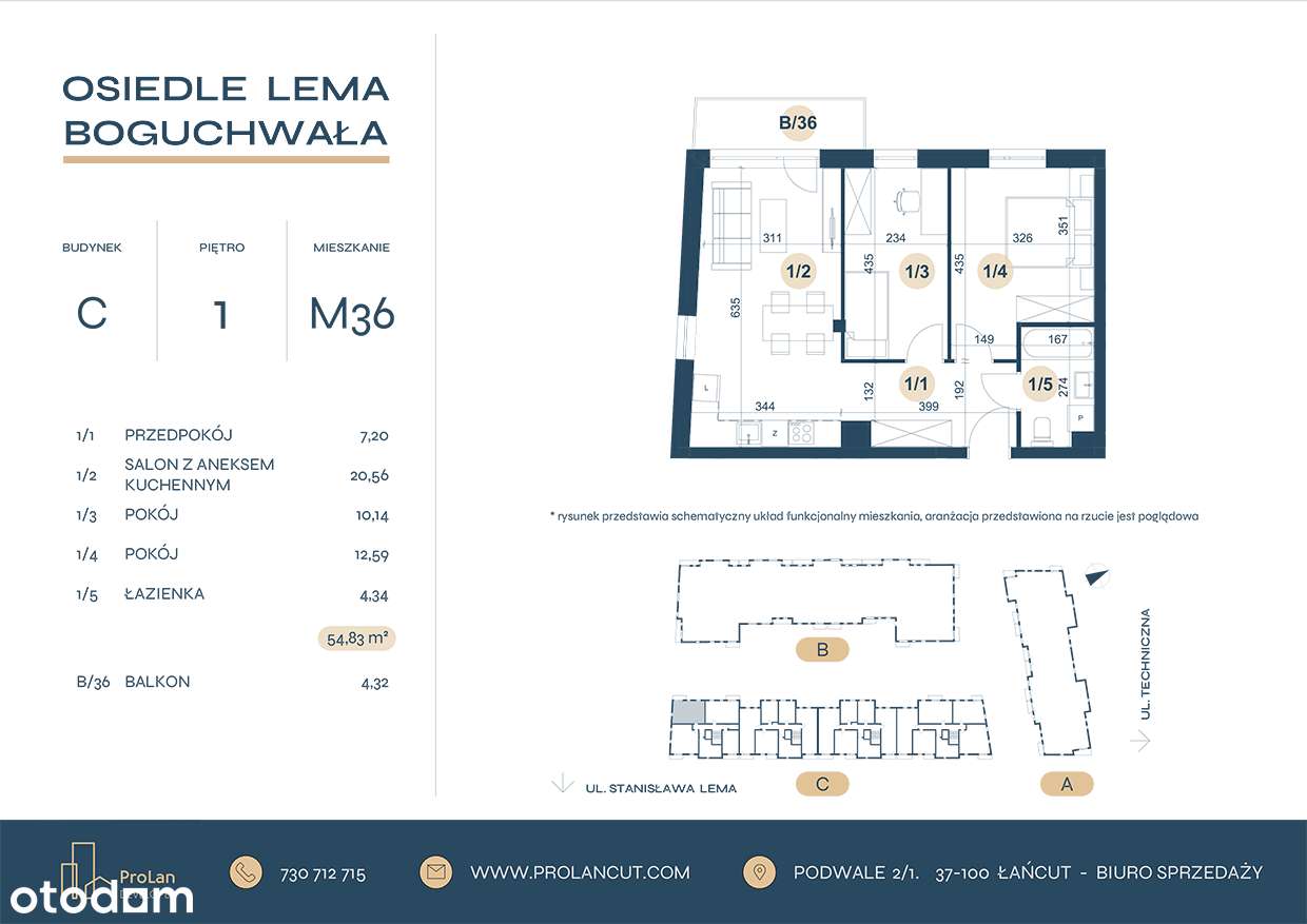 Ustawne Mieszkanie 2-pokojowe z Balkonem - Blisko Centrum Boguchwała - Pełny obrazek: 2/12