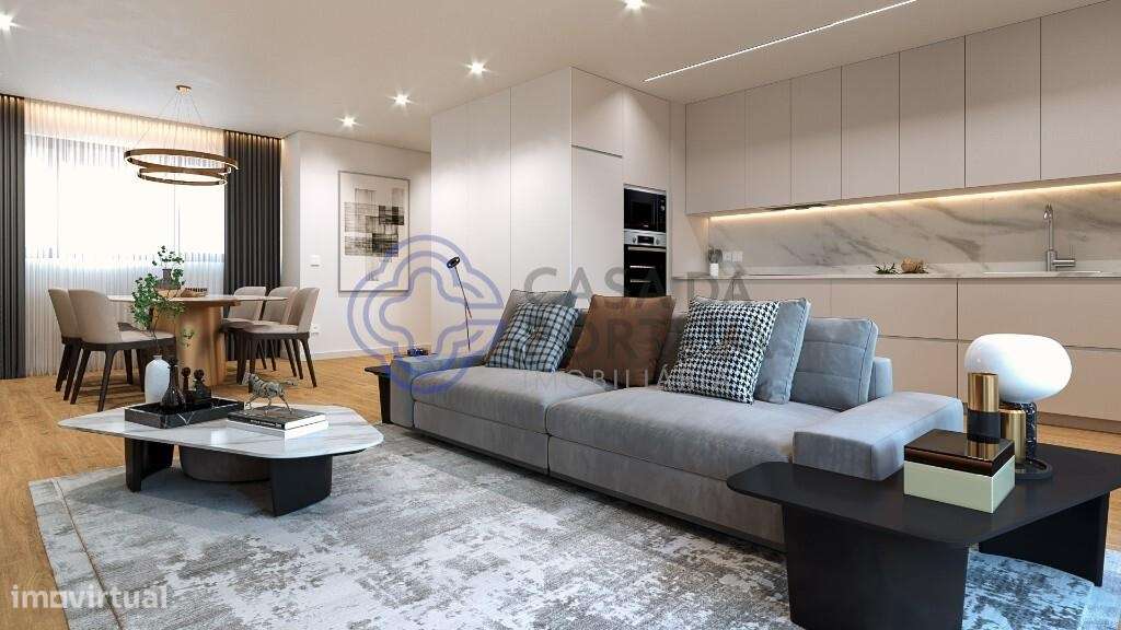 Apartamento T4 com sala em Open Space com Varanda ,2 lugares de estaci - Grande imagem: 3/13