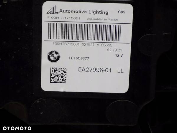 BMW X6 G06 PRZÓD MASKA PAS BŁOTNIK ZDERZAK LAMPY LED M-PAKIET C3W - 13