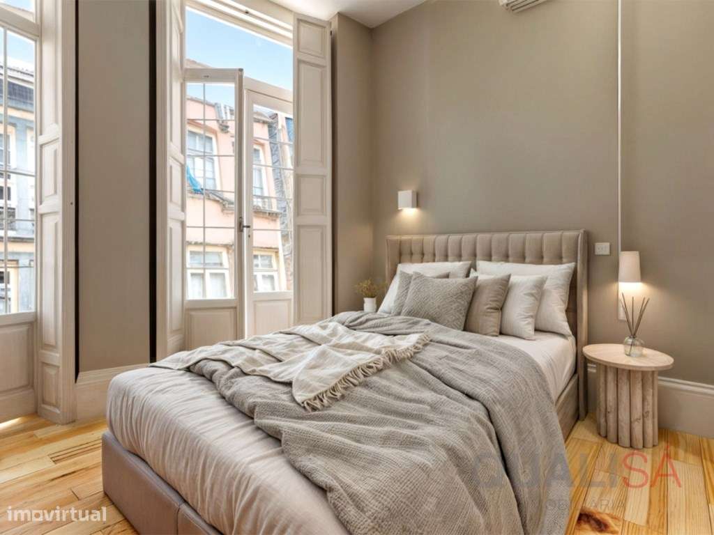 Apartamento T1 com varanda em prédio novo no centro histórico de Braga-12