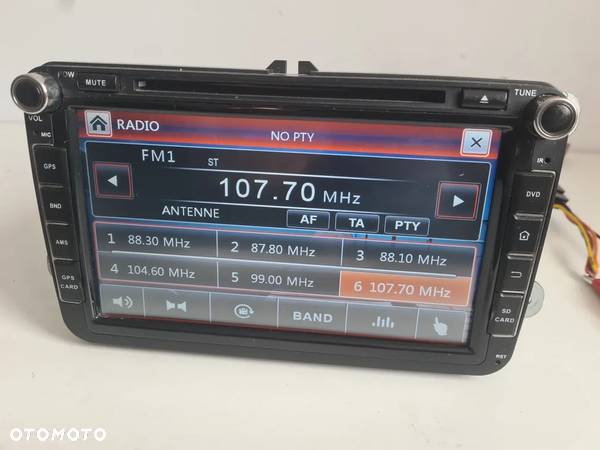 Radio bluetooth dvd vw golf v vi passat b6 caddy touran t5 polo tiguan - 3