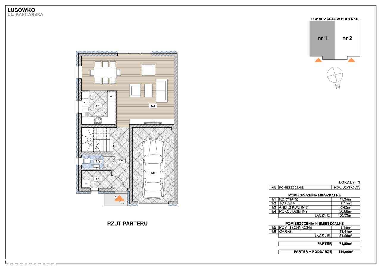 Lokal mieszkalny w bliźniaku Lusówko Os. Morskie - Pełny obrazek: 4/5