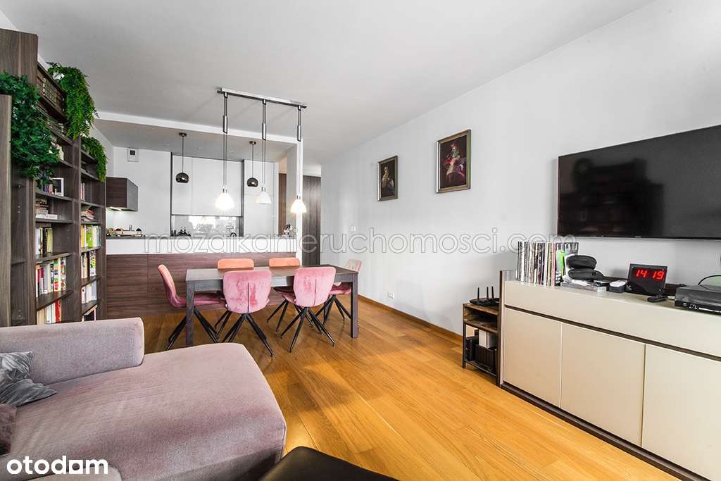 4 pokoje - duży balkon - Park Oś Królewska w Miasteczku Wilanów - Pełny obrazek: 4/8