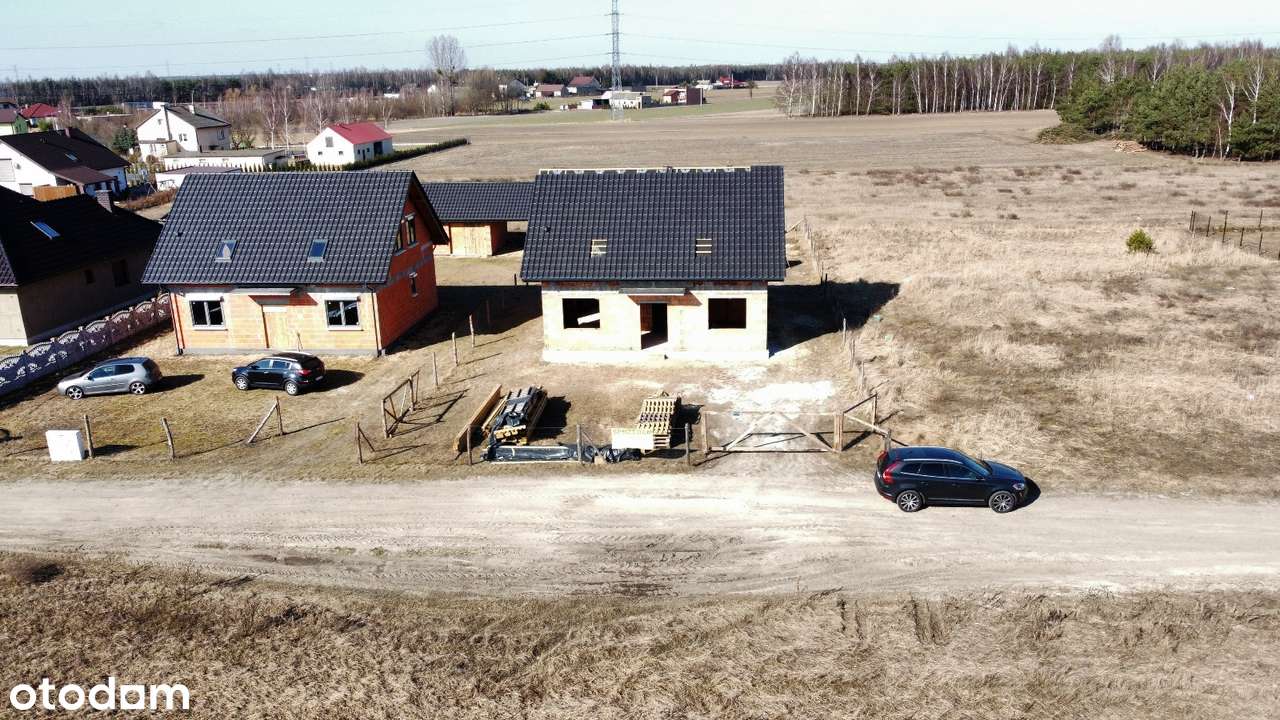 Dom w trakcie budowy w sąsiedztwie lasów i Jeziora Ślesińskiego-4