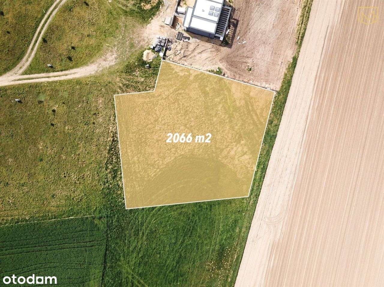 Działka budowlana z Wz | 2066 m² | Sadowie | Media-5