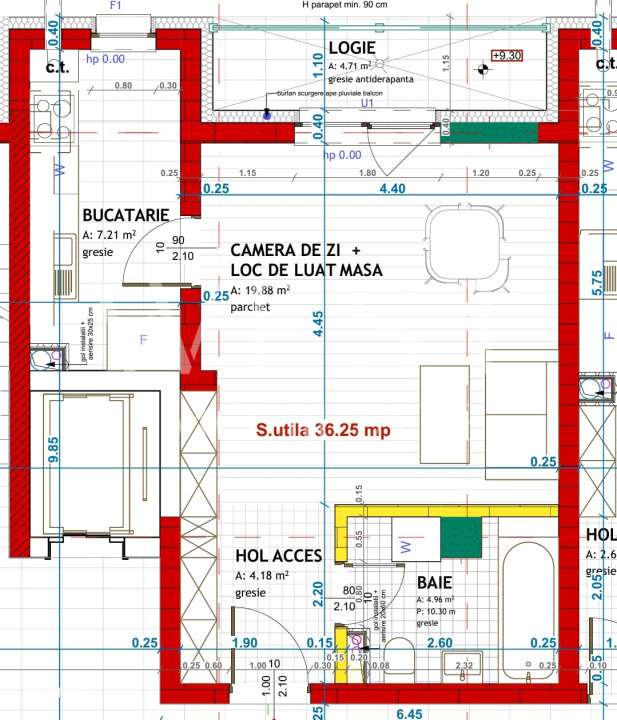 Apartament la cheie, camera si bucatarie, zona centrala - Eroilor - Imagine principală: 5/6