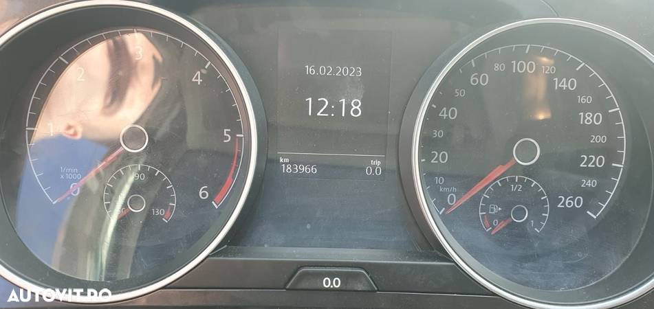 Ceas bord Europa - afisaj in km motorina VW GOLF 7, GOLF 7 variant/combi (5G)  2012  > 0000 2.0 TDI - 1