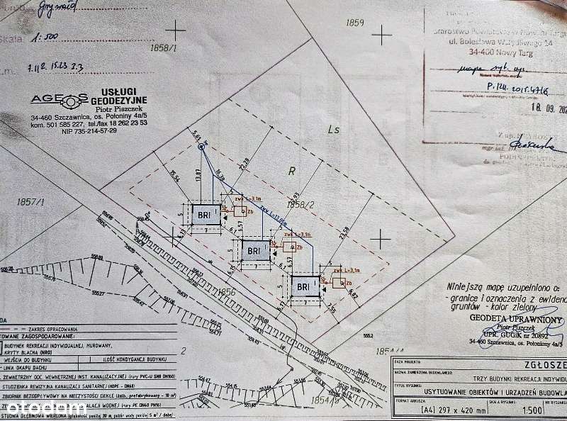 Widokowa działka z pozwoleniem na budowę domków na zgłoszenie ! - Pełny obrazek: 5/5
