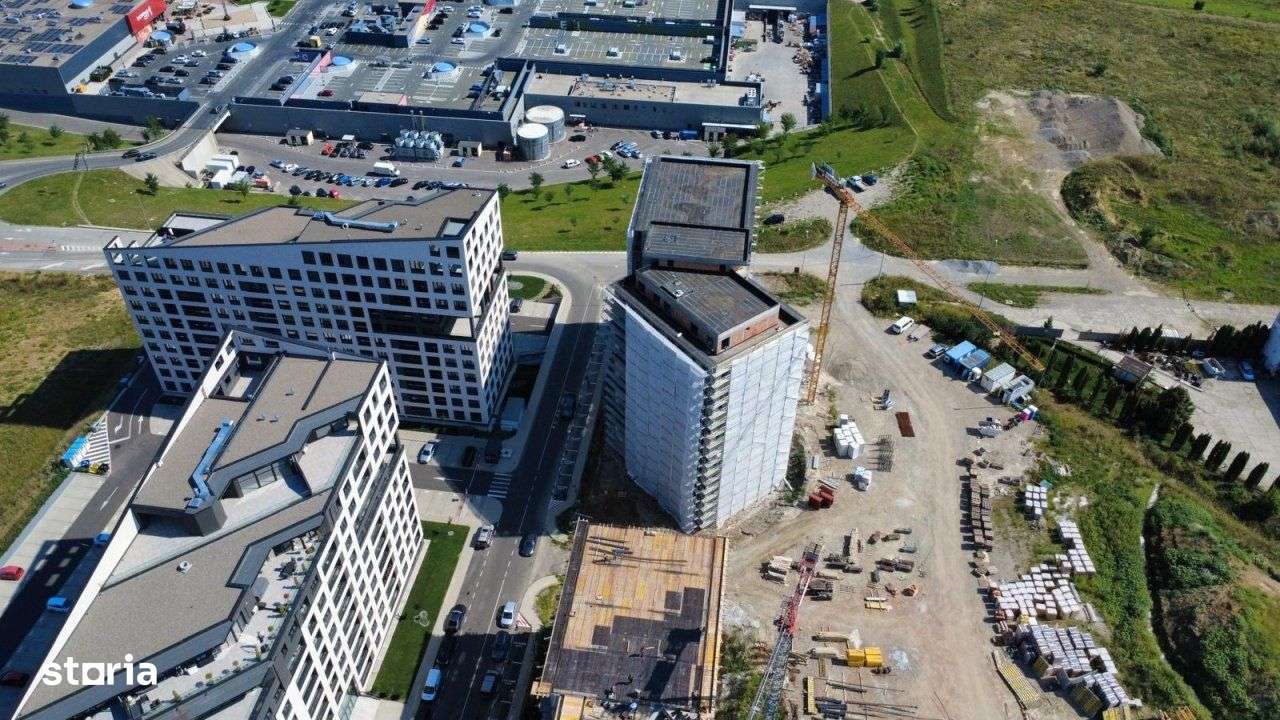 Studio de vânzare, 35m² + 3m² balcon, Skyline City!-10